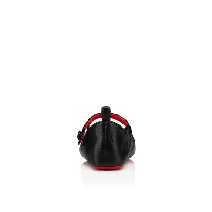 Christian Louboutin Girls Kids Baby Love Chick Ballerinas 8211 Nappa Leather 8211 Black 8211 Baby