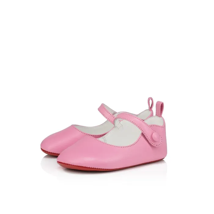 Christian Louboutin Girls Kids Baby Love Chick Ballerinas 8211 Nappa Leather 8211 Calipso 8211 Baby