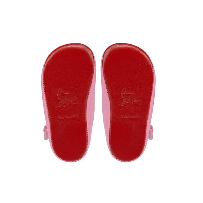 Christian Louboutin Girls Kids Baby Love Chick Ballerinas 8211 Nappa Leather 8211 Calipso 8211 Baby