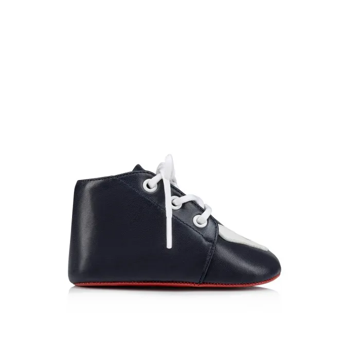 Christian Louboutin Girls Kids Baby Love Derbies 8211 Nappa Leather 8211 Navy 8211 Baby