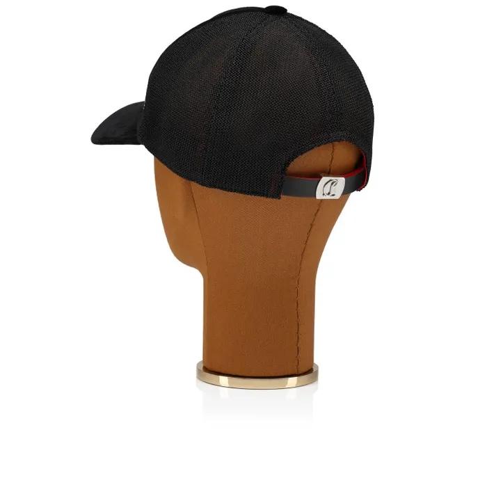 Christian Louboutin Hats WomenMen Aliochitto Trucker Hat 8211 Velvet 8211 Black