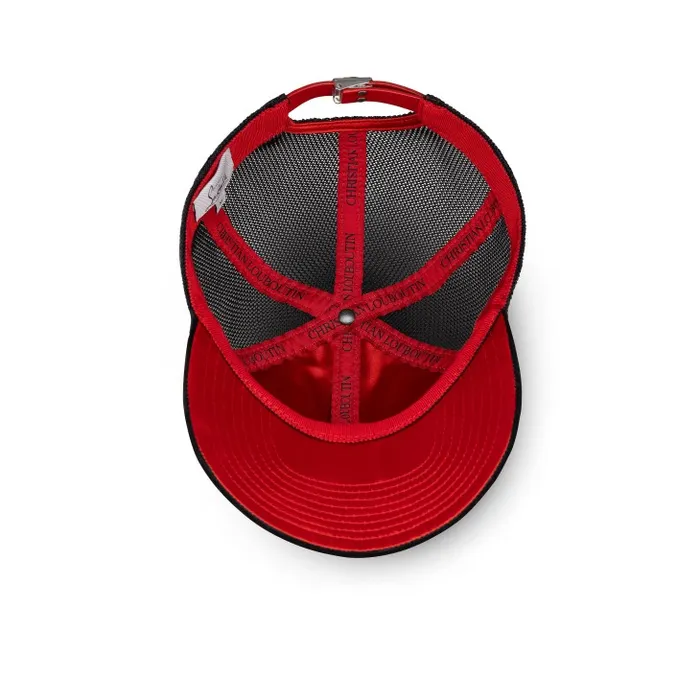 Christian Louboutin Hats WomenMen Aliochitto Trucker Hat 8211 Velvet 8211 Black