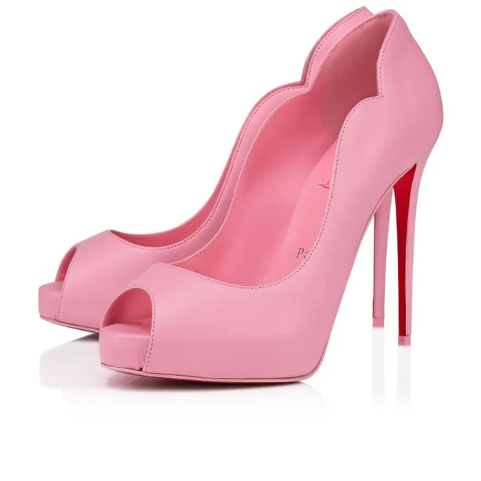 Christian Louboutin Platforms Women Hot Chick Alta 120 Mm Pumps 8211 Nappa Leather 8211 Calipso