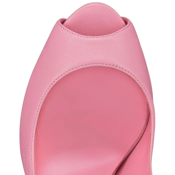 Christian Louboutin Platforms Women Hot Chick Alta 120 Mm Pumps 8211 Nappa Leather 8211 Calipso