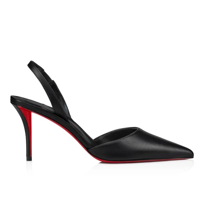 Christian Louboutin Pumps Women Apostropha Sling 80mm Sling Back Pumps 8211 Nappa Leather 8211 Black
