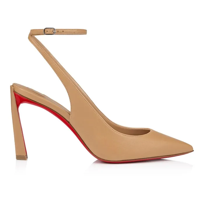 Christian Louboutin Pumps Women Condora Strap 85mm Strappy Pumps 8211 Nappa Leather 8211 Toffee