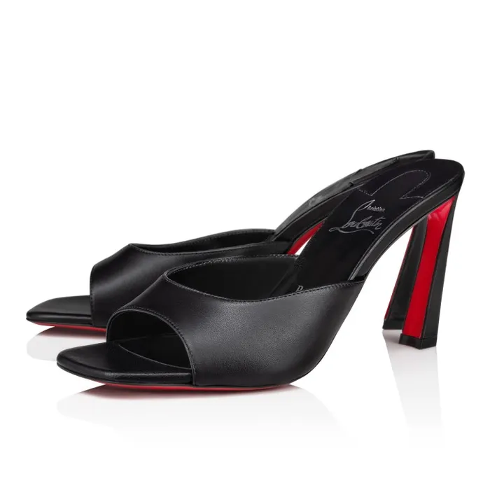 Christian Louboutin Sandals and Slides Women Condora Mule 85 Mm Mules 8211 Nappa Leather 8211 Black