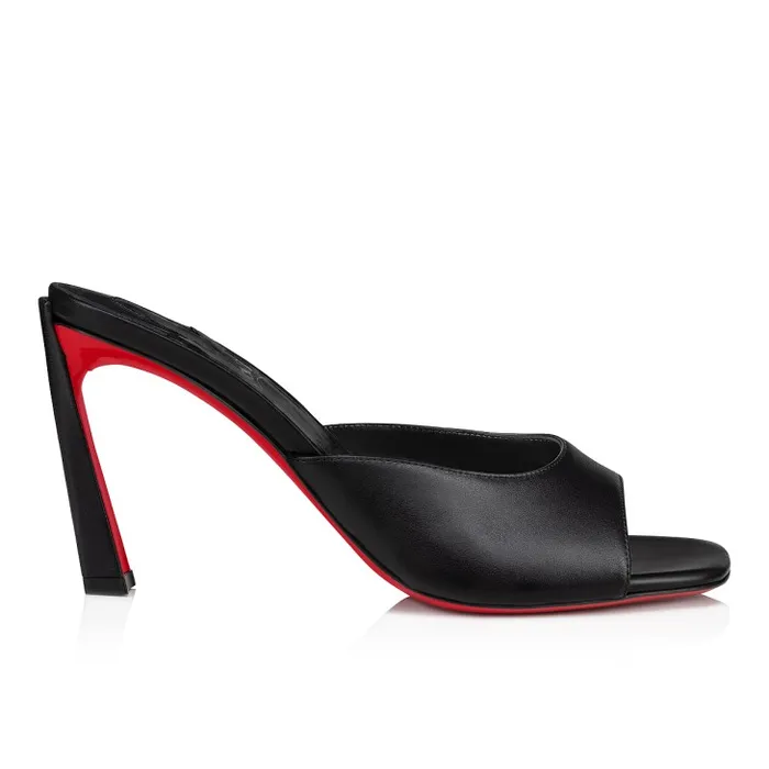 Christian Louboutin Sandals and Slides Women Condora Mule 85 Mm Mules 8211 Nappa Leather 8211 Black