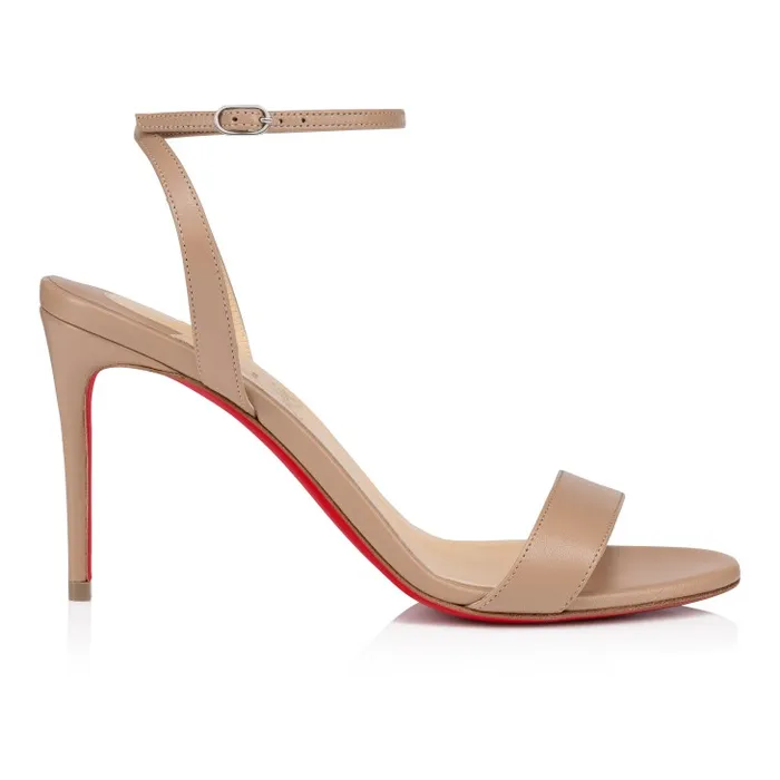 Christian Louboutin Sandals and Slides Women Loubigirl 85 Mm Strappy Sandals 8211 Nappa Leather 8211 Blush