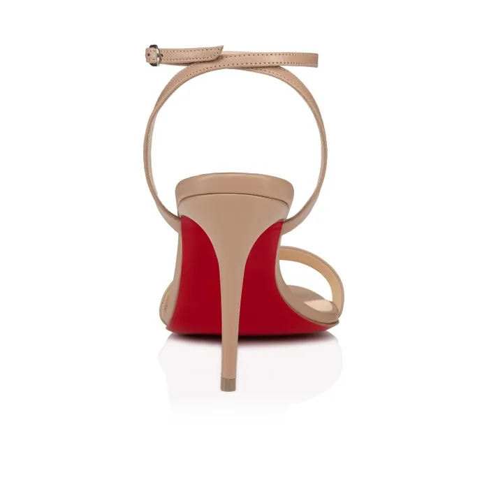 Christian Louboutin Sandals and Slides Women Loubigirl 85 Mm Strappy Sandals 8211 Nappa Leather 8211 Blush