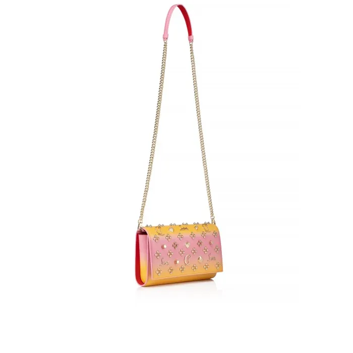 Christian Louboutin Shoulder Bags Women Paloma Clutch 8211 Gradient Calf Leather And Spikes Loubinthesky 8211 Degraftersun