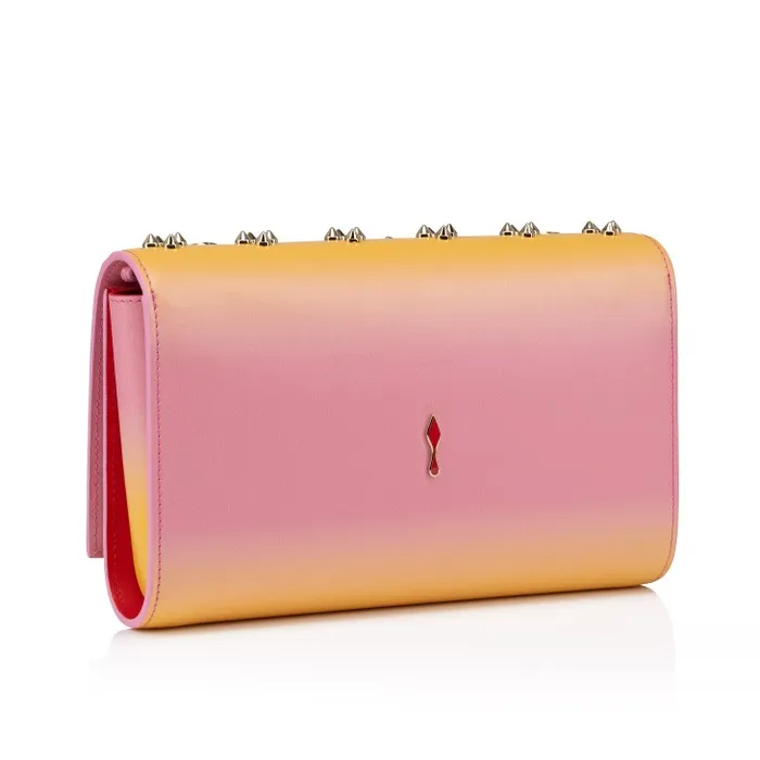 Christian Louboutin Shoulder Bags Women Paloma Clutch 8211 Gradient Calf Leather And Spikes Loubinthesky 8211 Degraftersun