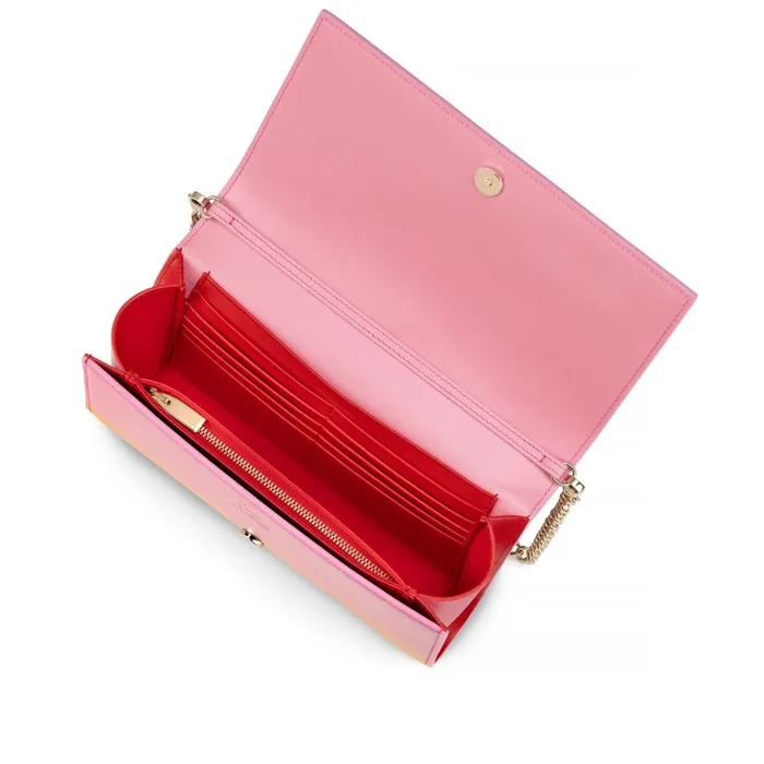 Christian Louboutin Shoulder Bags Women Paloma Clutch 8211 Gradient Calf Leather And Spikes Loubinthesky 8211 Degraftersun