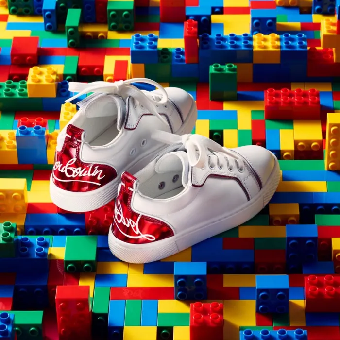 Christian Louboutin Sneakers Kids Funnyto Lowtop Sneakers 8211 Calf Leather 8211 Loubi
