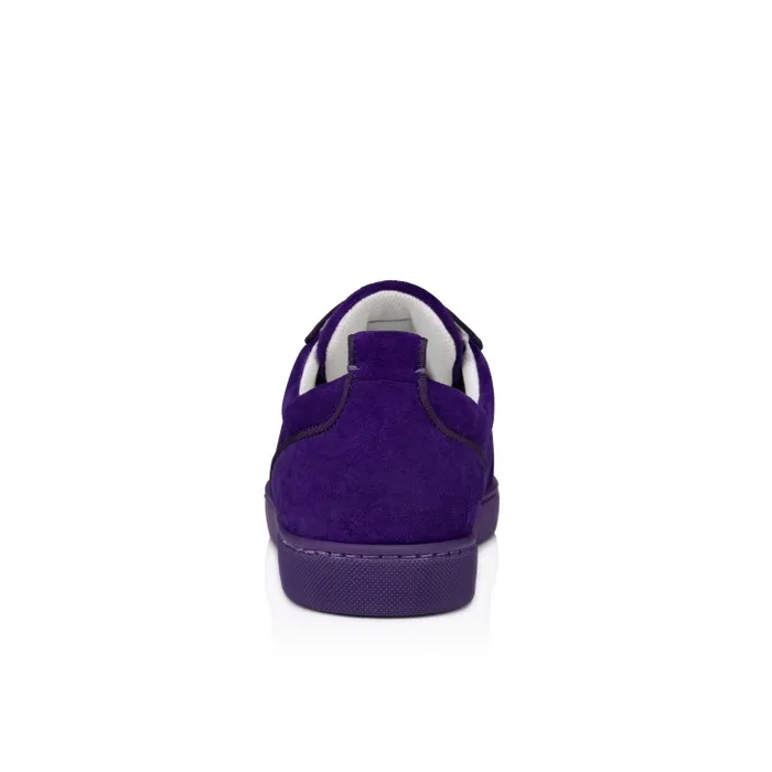 Christian Louboutin Sneakers Men Louis Junior P Pik Pik Strass Sneakers 8211 Veau Velours 8211 Jacaranda