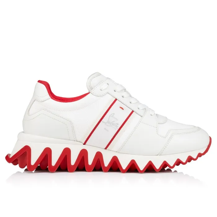 Christian Louboutin Sneakers Women Nastroshark Sneakers 8211 Calf Leather And Cotton 8211 White
