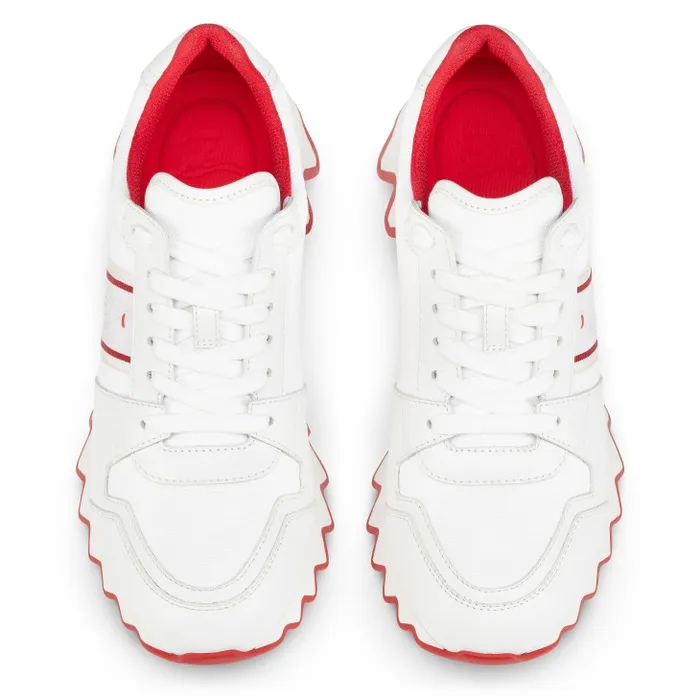 Christian Louboutin Sneakers Women Nastroshark Sneakers 8211 Calf Leather And Cotton 8211 White