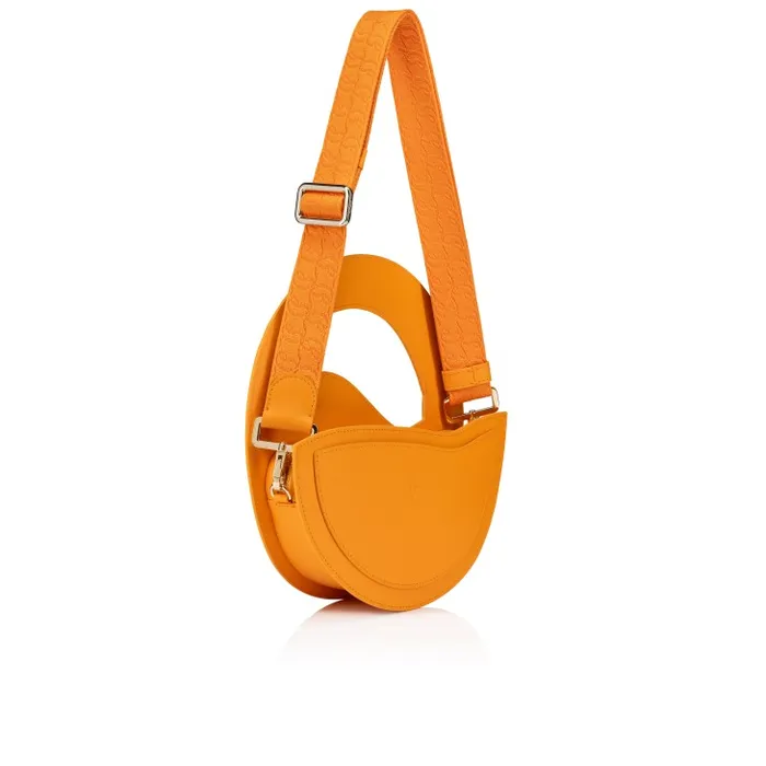 Christian Louboutin Top Handles Women Biloumoon Small Top Handle Bag 8211 Calf Leather Monogram CL 8211 Hibiscus
