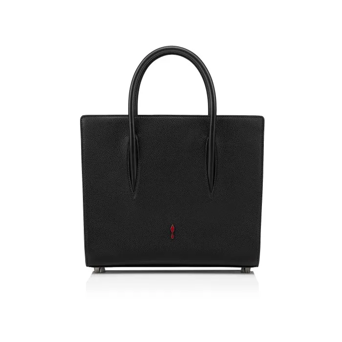 Christian Louboutin Top Handles Women Paloma Medium Top Handle Bag 8211 Grained Calf Leather And Spikes Loubinthesky 8211 Black