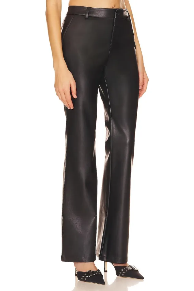 Christine Flare Pants Black Women Lovers Friends Leather Christine Flare Pants Black Women Lovers Friends Leather