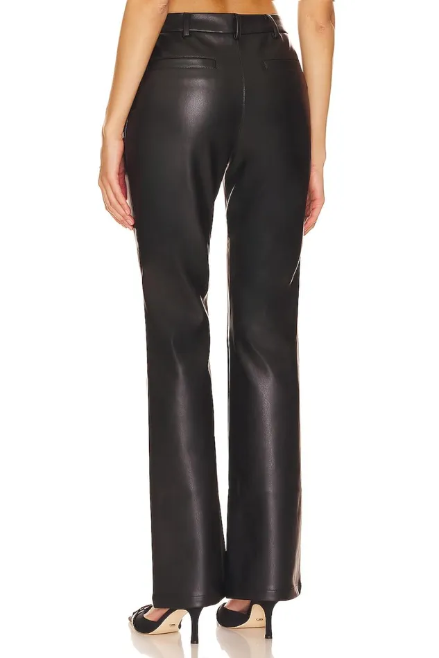 Christine Flare Pants Black Women Lovers Friends Leather Christine Flare Pants Black Women Lovers Friends Leather