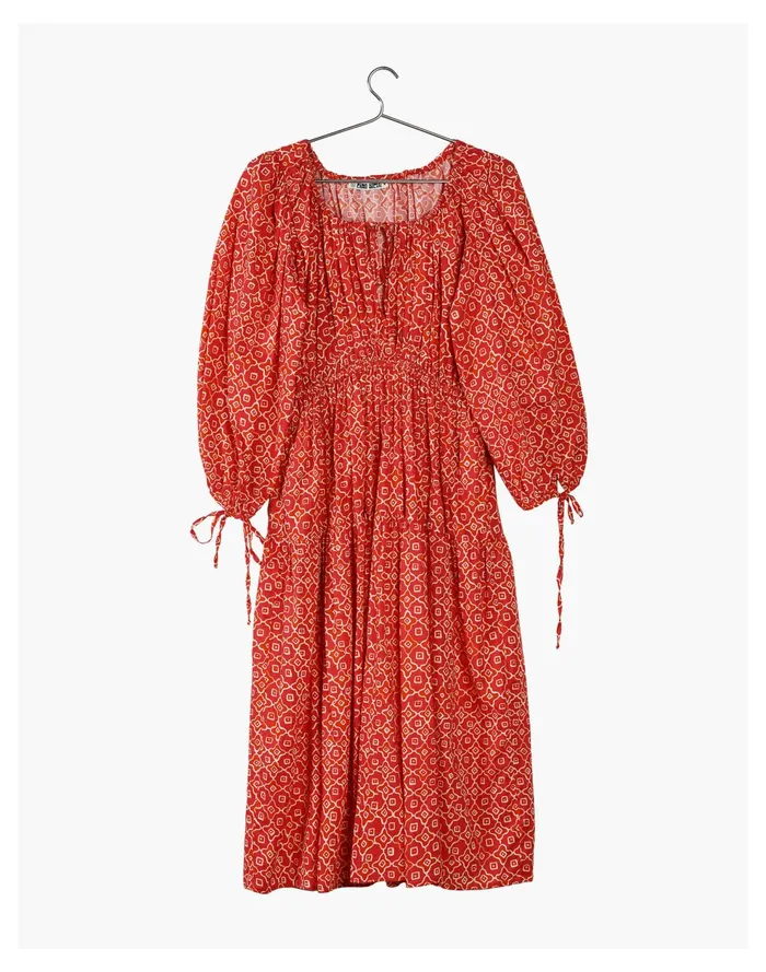 Ciao Lucia Torre Dress Red Women Madewell Dresses
