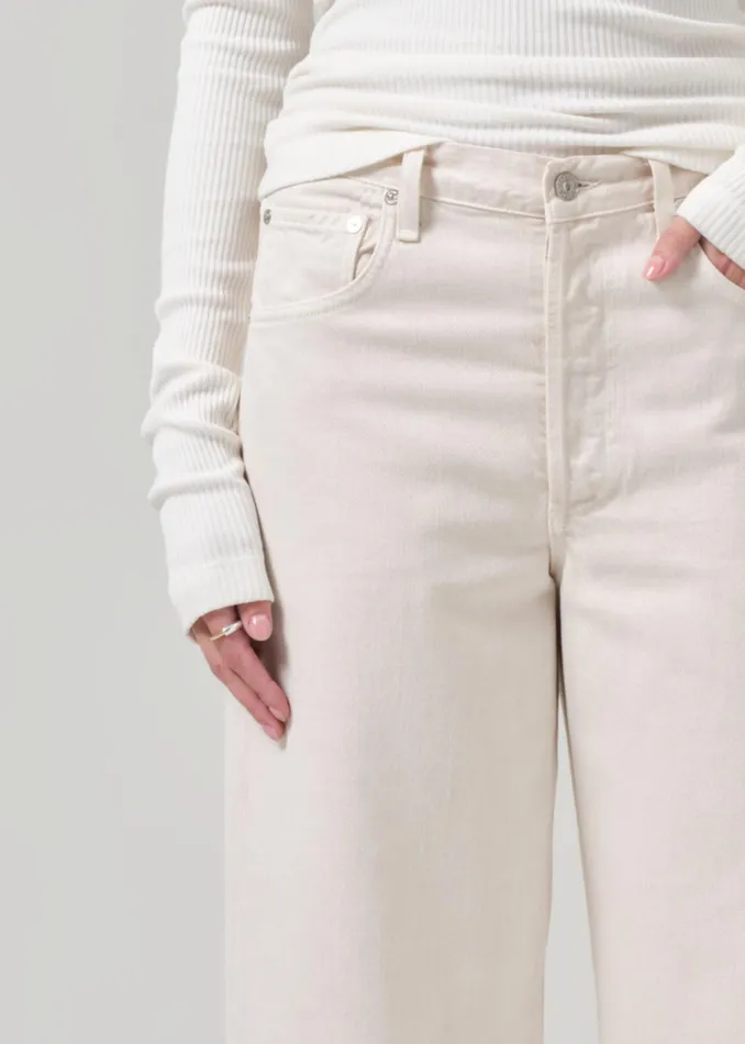 Citizens Of Humanity Ayla Raw Hem Crop In Almondette Women Jeans