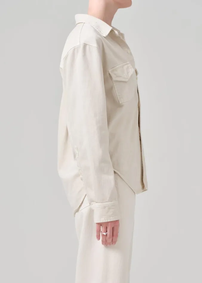 Citizens Of Humanity Baby Shay Shirt In Pashmina Women Tops