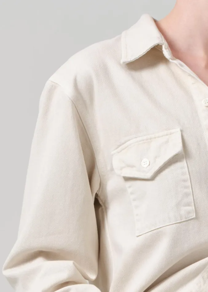 Citizens Of Humanity Baby Shay Shirt In Pashmina Women Tops