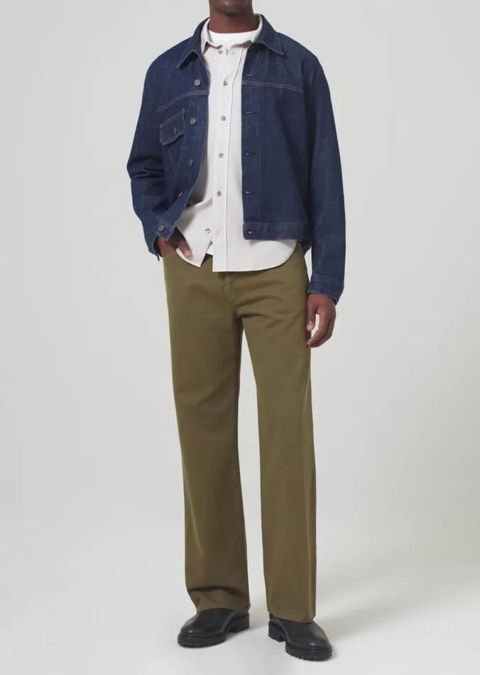 Citizens Of Humanity Hayden Baggy In Army Green Men Pants