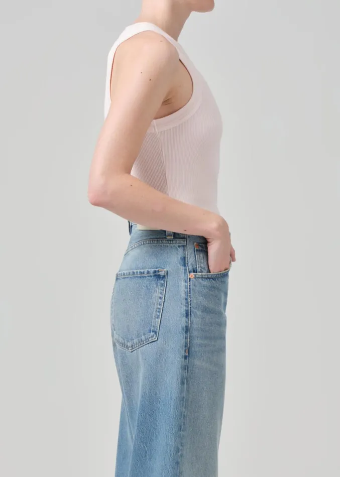 Citizens Of Humanity Isabel Rib Tank In Cameo Women Tops