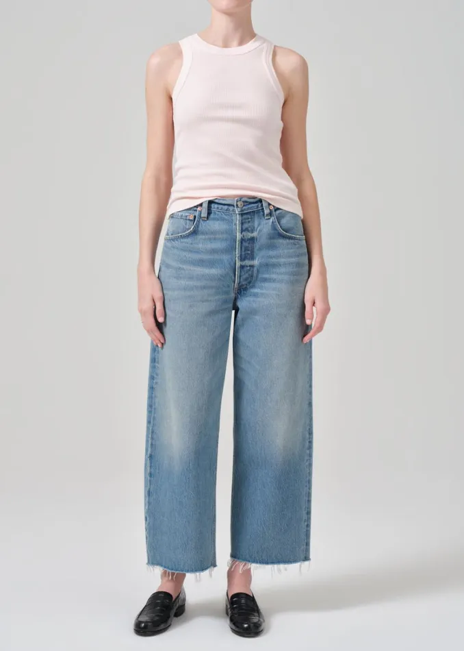 Citizens Of Humanity Isabel Rib Tank In Cameo Women Tops