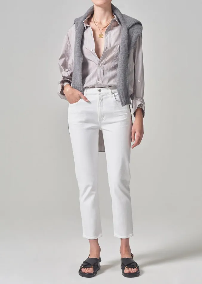 Citizens Of Humanity Isola Slim Crop In Wildflower Women Jeans