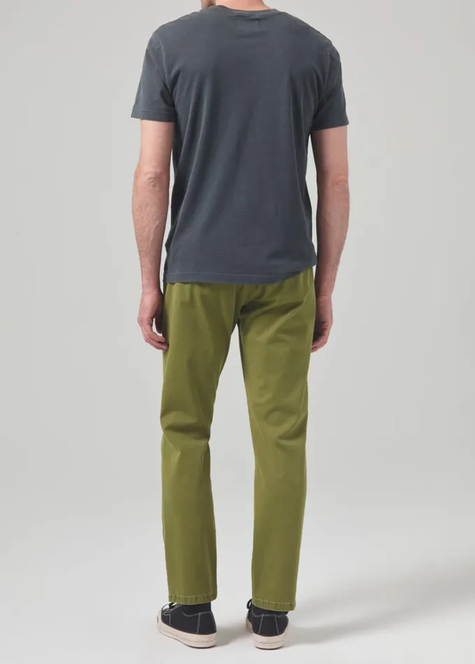 Citizens Of Humanity London Tapered Slim Italian Twill In Moss Men Pants