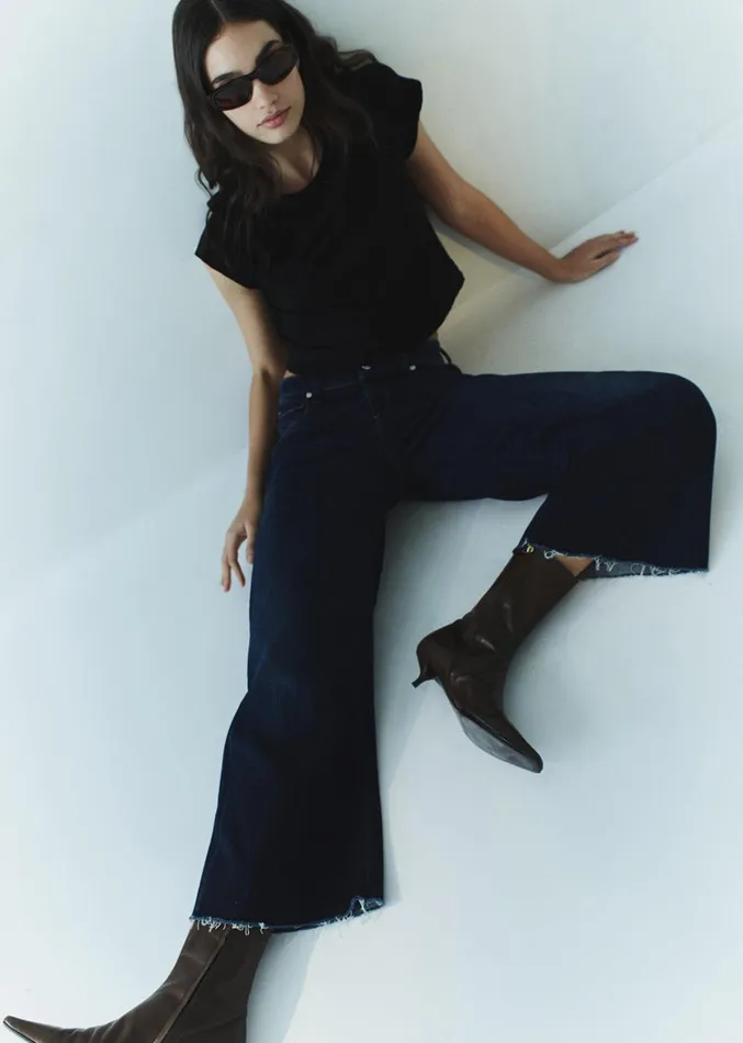 Citizens Of Humanity Lyra Wide Leg Crop In Lotus Women Jeans