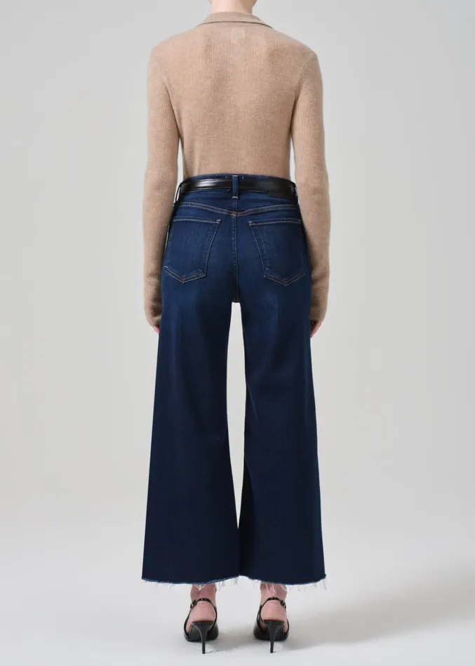 Citizens Of Humanity Lyra Wide Leg Crop In Lotus Women Jeans