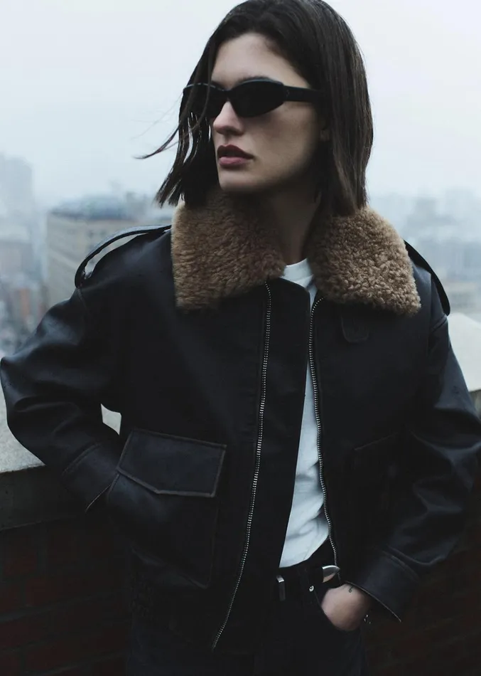 Citizens Of Humanity Santiago Pilot Jacket In Hickory Women Jackets and Coats