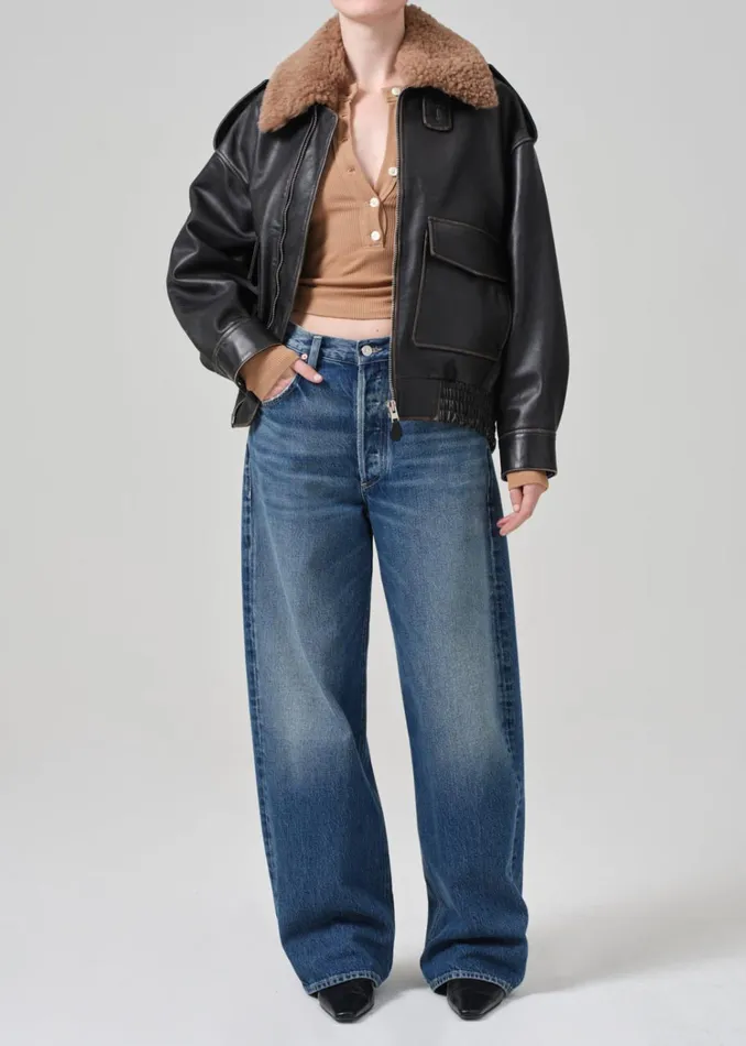 Citizens Of Humanity Santiago Pilot Jacket In Hickory Women Jackets and Coats
