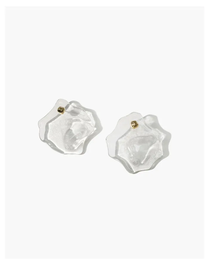 CLED Plateau Earrings Gold Women Madewell Earrings