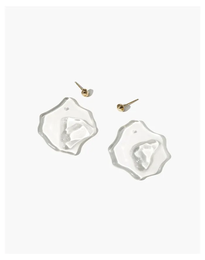CLED Plateau Earrings Gold Women Madewell Earrings