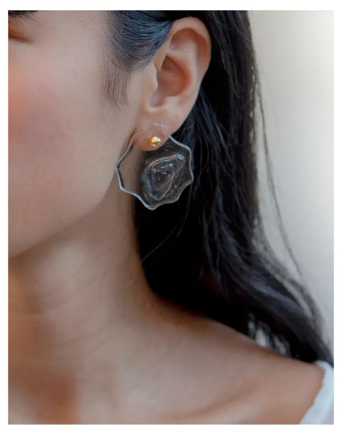 CLED Plateau Earrings Gold Women Madewell Earrings