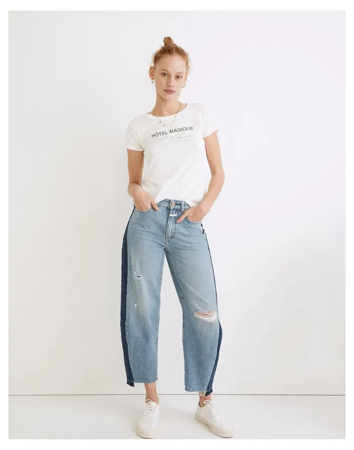 Closed Pieced Fayna Jeans Mid Blue Mbl Women Madewell Jeans