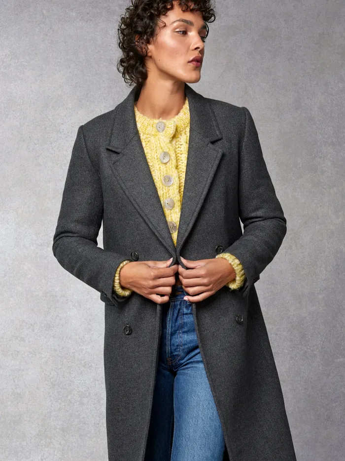 Coats and Jackets Women Galia Coat Anthracite Rouje