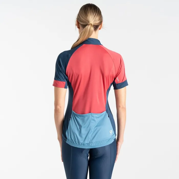 Compassion III Jersey Sorbet Pink Blue Women Dare 2b Cycling Jerseys