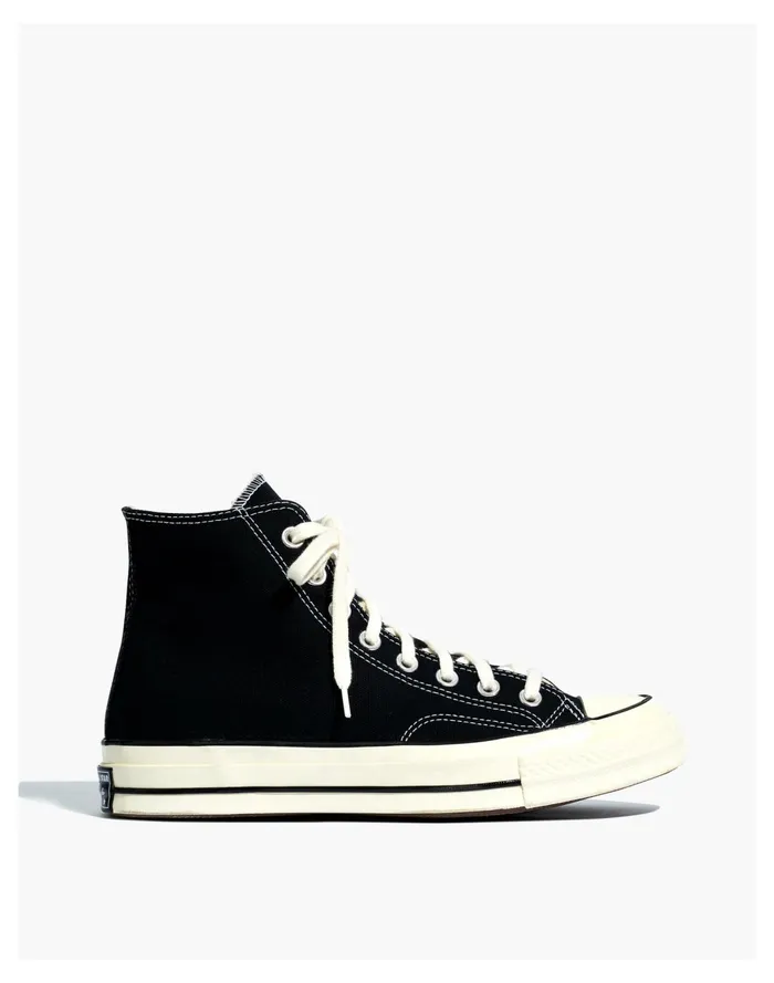 Converse Unisex Chuck 70 High Top Sneakers Black Women Madewell Sneakers