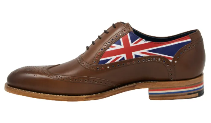 Coronation Valiant 8211 Walnut Mens Barker Shoes Mens Brogues