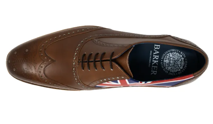 Coronation Valiant 8211 Walnut Mens Barker Shoes Mens Brogues