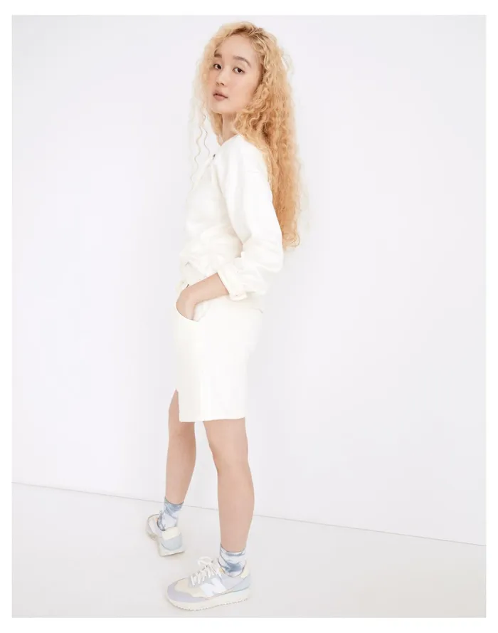 Cotton Hemp Pull On Sweatshorts Antique Cream Women Madewell Sweatshirts and Sweatpants Cotton Hemp Pull On Sweatshorts Antique Cream Women Madewell Sweatshirts and Sweatpants
