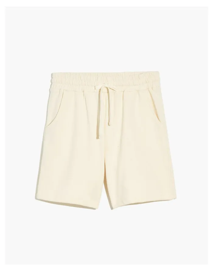 Cotton Hemp Pull On Sweatshorts Antique Cream Women Madewell Sweatshirts and Sweatpants Cotton Hemp Pull On Sweatshorts Antique Cream Women Madewell Sweatshirts and Sweatpants