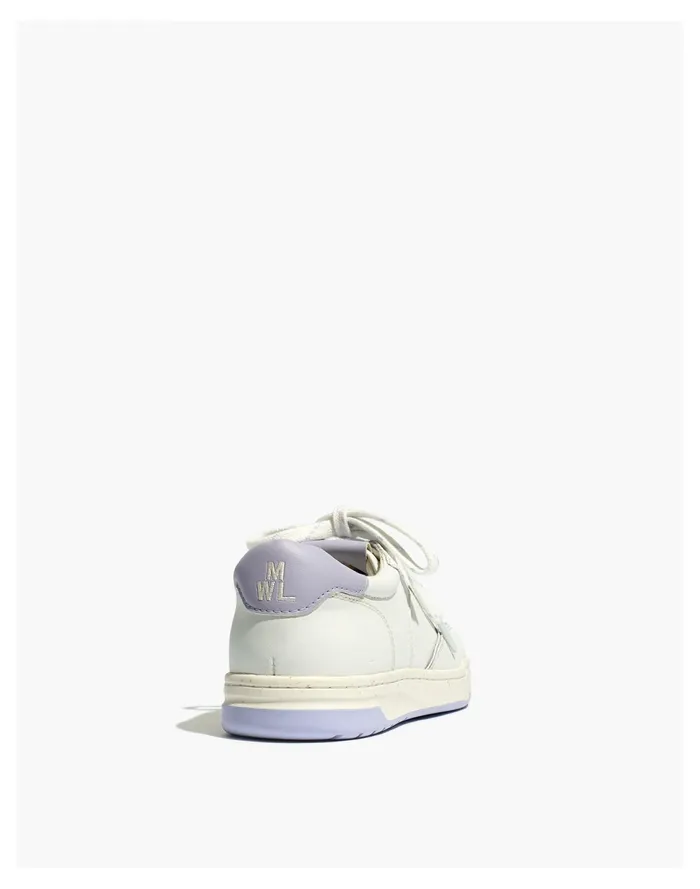 Court Low Top Sneakers In White And Purple Distant Lavander Multi Women Madewell Sneakers Court Low Top Sneakers In White And Purple Distant Lavander Multi Women Madewell Sneakers